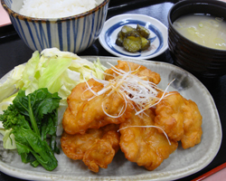 春野菜油淋鶏定食(ハルヤサイユーリンチーテイショク)