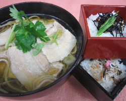 白ゆりポークそばと彩り小箱セット