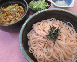 サクラ浸しうどん