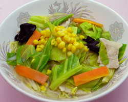 春キャベツのタンメン