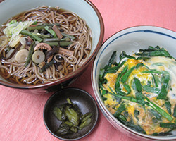 春だ！山菜そばセット