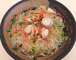 桜エビとほたての塩ラーメン