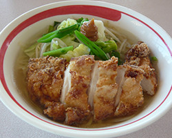梅香BARIKI塩ラーメン（小ライス付き）