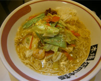 春野菜塩ラーメン辛みそ付