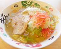 新キャベツと桜エビの塩ラーメン