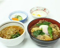 川俣シャモ丼セット～春バージョン～