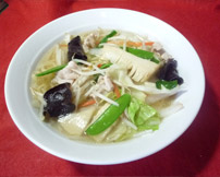 春野菜の塩タンメン