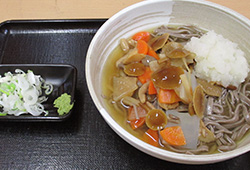 冷しきのこそば