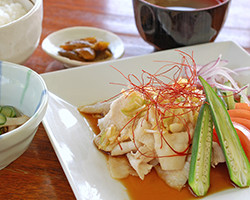 佐助豚ピリ辛冷しゃぶセット