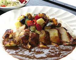 夏野菜チキングリルカレー