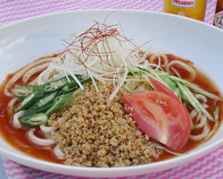 冷製トマトスープうどん