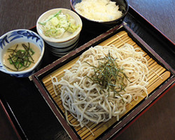 会津ざるそばセット（とろろ）