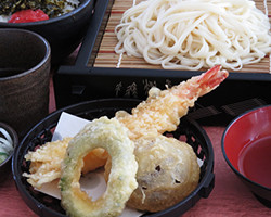 三春そうめん天婦羅セット