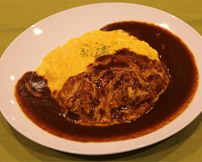 オムライスとポタージュのセット