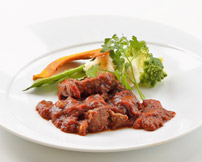 上州牛の赤ワイン煮込み