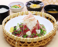 鰹のたたき御膳