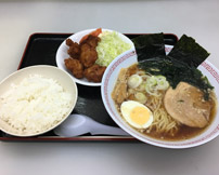 醤油ラーメン唐揚げセット