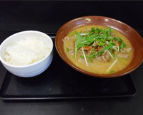 スタミナもつ煮ラーメンセット