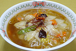 五目あんかけラーメン