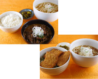 満腹セット（もつ煮・タレカツ丼）