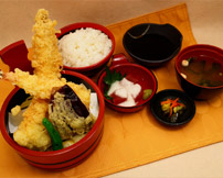 大海老穴子天ぷら定食