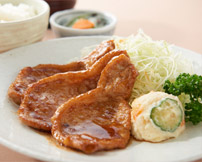 霧降高原豚生姜焼き定食