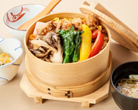 わっぱ飯麦豚焼肉