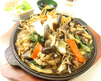 きのこあんかけ揚げそば