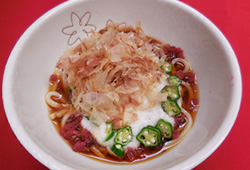 梅でさっぱりオクとろうどん