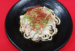 ピリ辛ぶっかけうどん