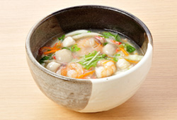 海鮮塩あんかけうどん