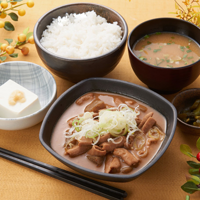 もつ煮込み定食