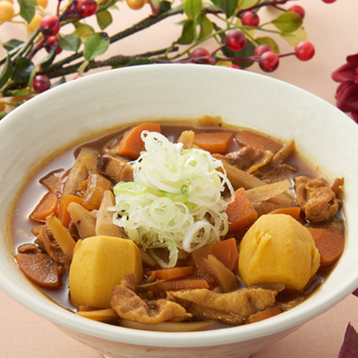 友部の田舎カレーひもかわうどん