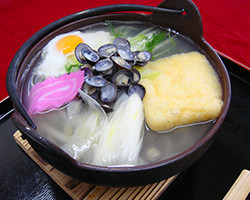 冬野菜・しじみ・うどん鍋