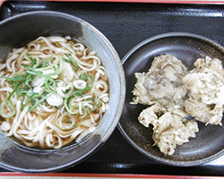 舞茸天ぷら稲庭うどん