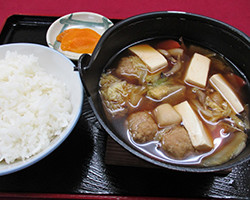 ほかぽか しょうが鍋定食