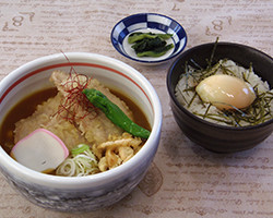 豚天カレーうどんセット