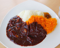 磐梯山カツカレー