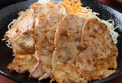ヤシオポーク生姜焼き定食