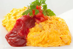 那須御養卵のふわふわオムライス