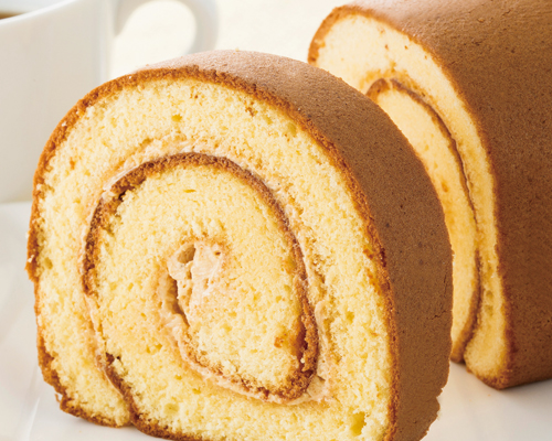 黒塩キャラメルロールケーキ