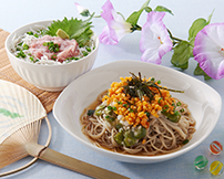 ぶっかけとろろそば・うどんミニネギトロ丼セット