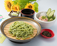 かじめうどんとミニ鮪中落丼