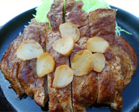 香り豚のトンテキ