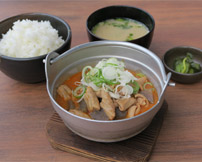 もつ煮定食