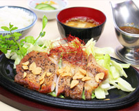 郡司豚のスタミナポークソテー定食