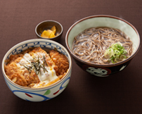 三元豚ロースカツ丼そば・うどんセット