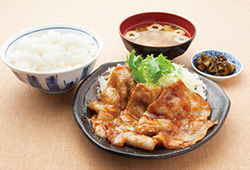 しょうが焼定食