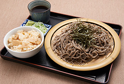 ざるそば&炊き込みご飯セット