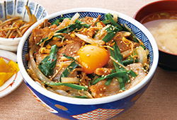 酒々井PAオリジナルスタミナ丼（ご飯大盛）